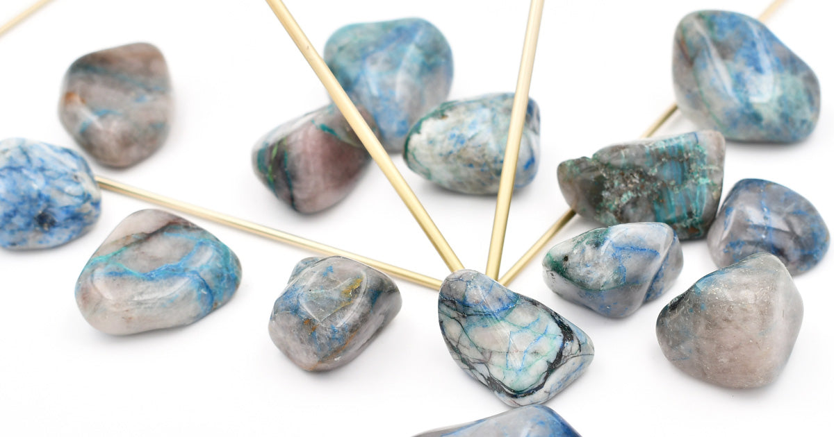 Blue Lace Agate Tumbled Stone – Selene Stone
